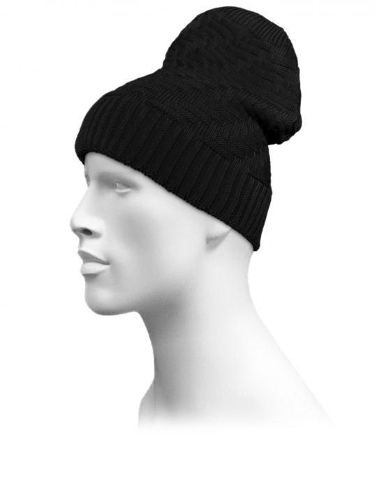 Unisex acrylic  self Designer Cap black